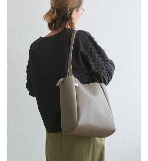 Lbc with Life「合皮ミドルトートバッグ」|その他|