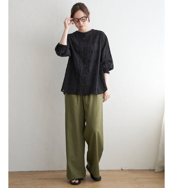 Lbc with Life「3WAYシャドーチェックブラウス」|シャツ・ブラウス|