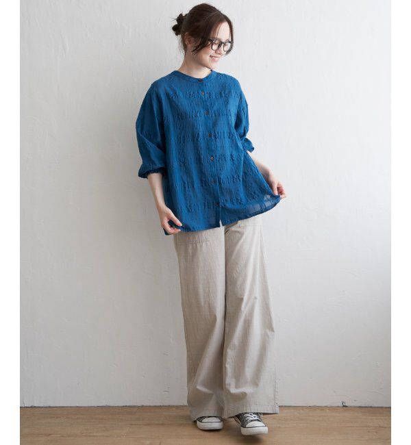 Lbc with Life「3WAYシャドーチェックブラウス」|シャツ・ブラウス|