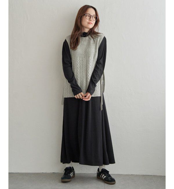 Lbc with Life「リブカットソーワンピース」|ワンピース|