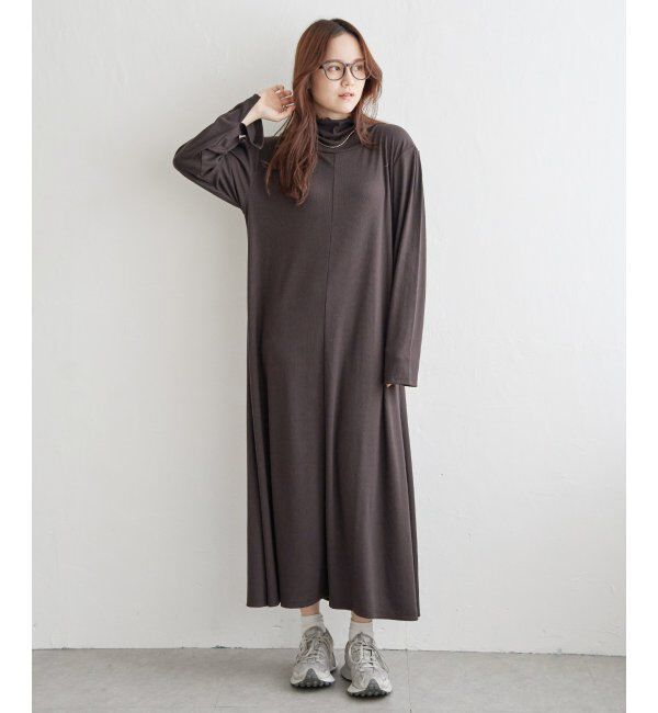 Lbc with Life「リブカットソーワンピース」|ワンピース|