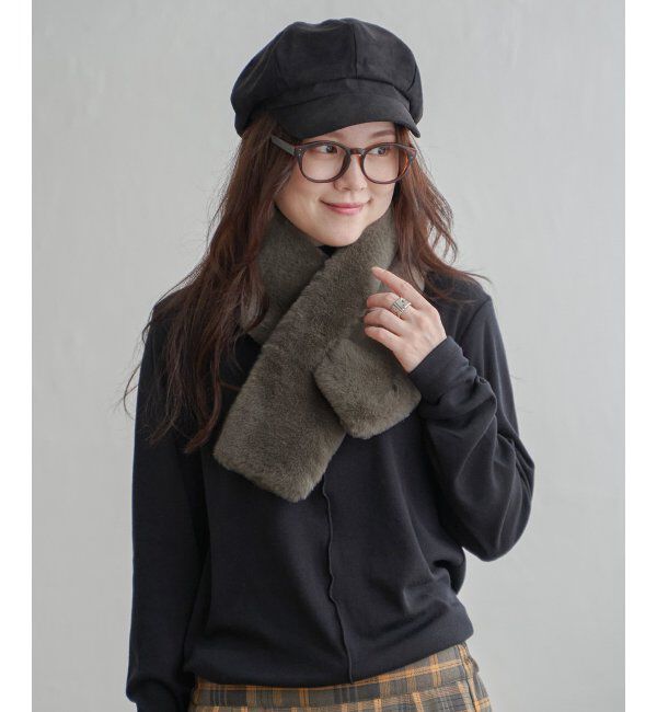 Lbc with Life「フェイクファーティペット」|マフラー|