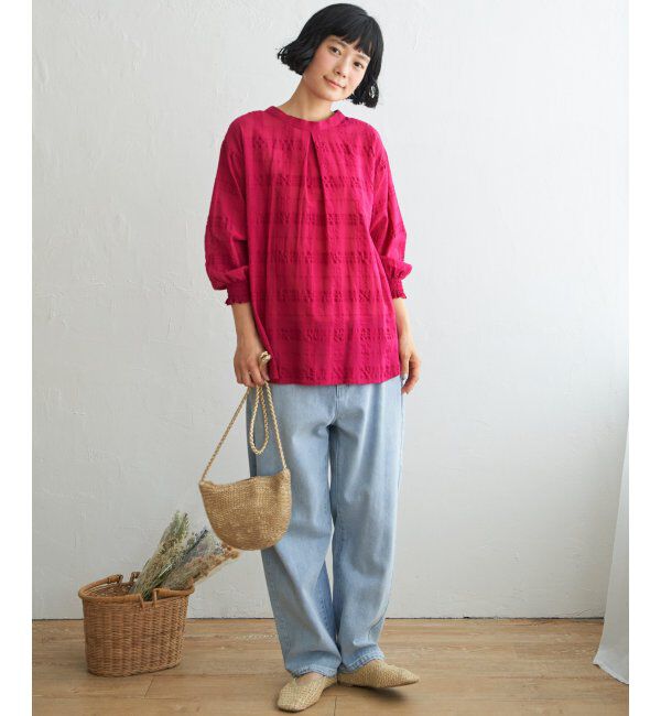 Lbc with Life「3WAYシャドーチェックブラウス」|シャツ・ブラウス|