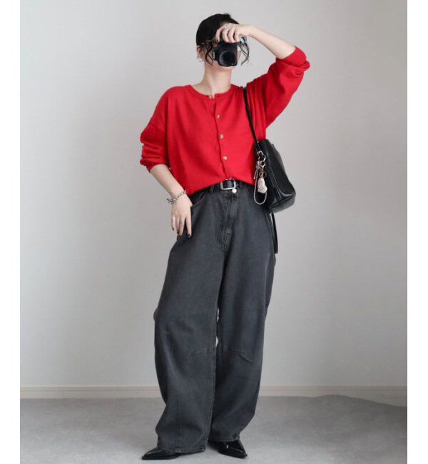 Lbc with Life「アシメボタンカーブデニムパンツ」|その他|