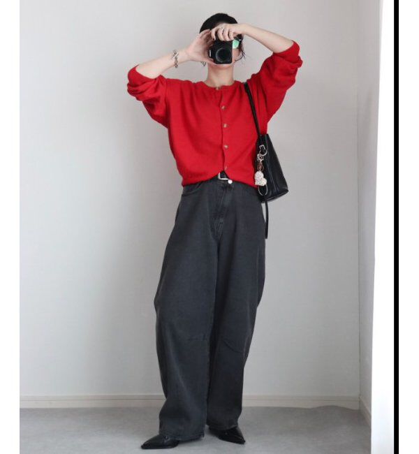 Lbc with Life「アシメボタンカーブデニムパンツ」|その他|