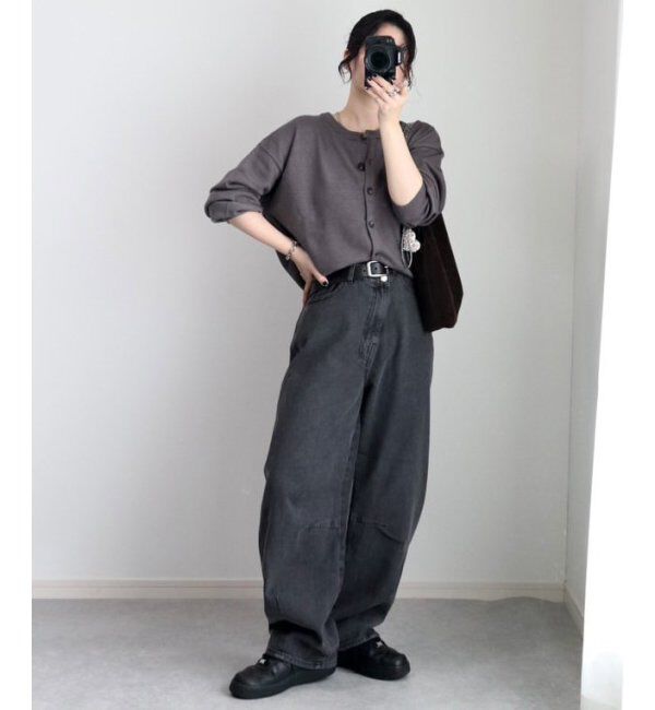 Lbc with Life「アシメボタンカーブデニムパンツ」|その他|