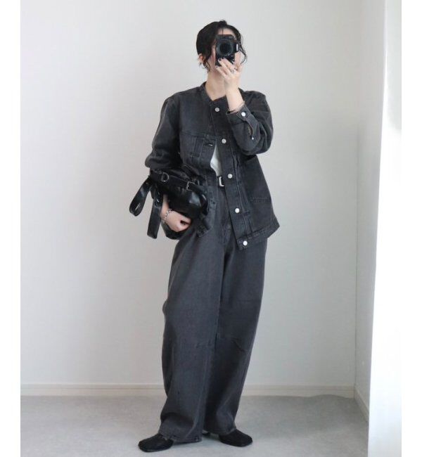 Lbc with Life「アシメボタンカーブデニムパンツ」|その他|