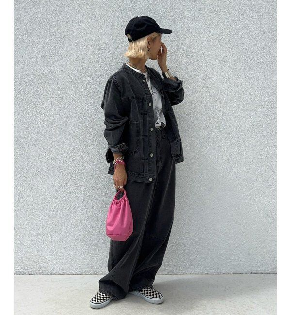 Lbc with Life「アシメボタンカーブデニムパンツ」|その他|