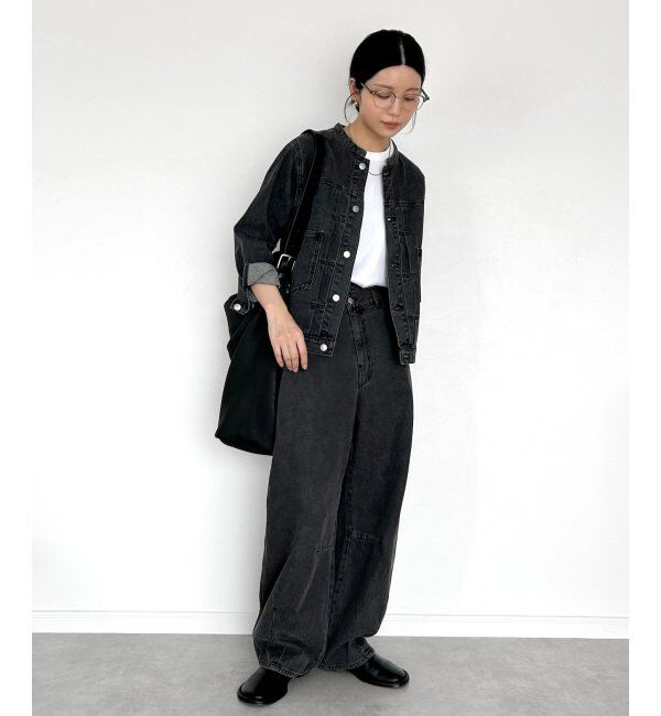 Lbc with Life「アシメボタンカーブデニムパンツ」|その他|