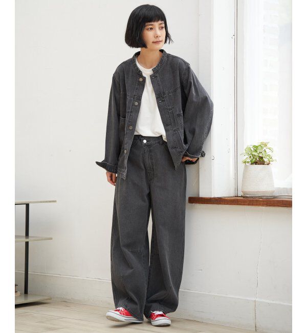 Lbc with Life「アシメボタンカーブデニムパンツ」|その他|