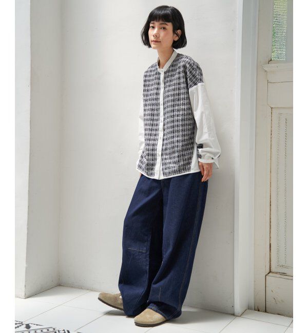 Lbc with Life「アシメボタンカーブデニムパンツ」|その他|