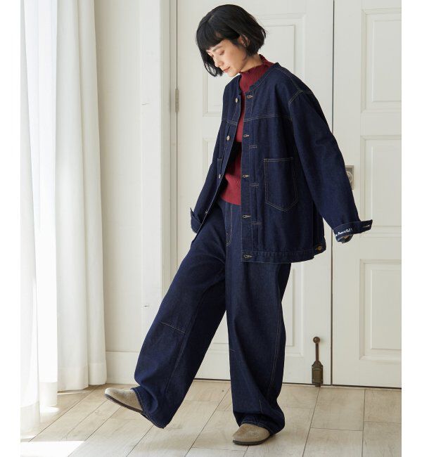 Lbc with Life「アシメボタンカーブデニムパンツ」|その他|