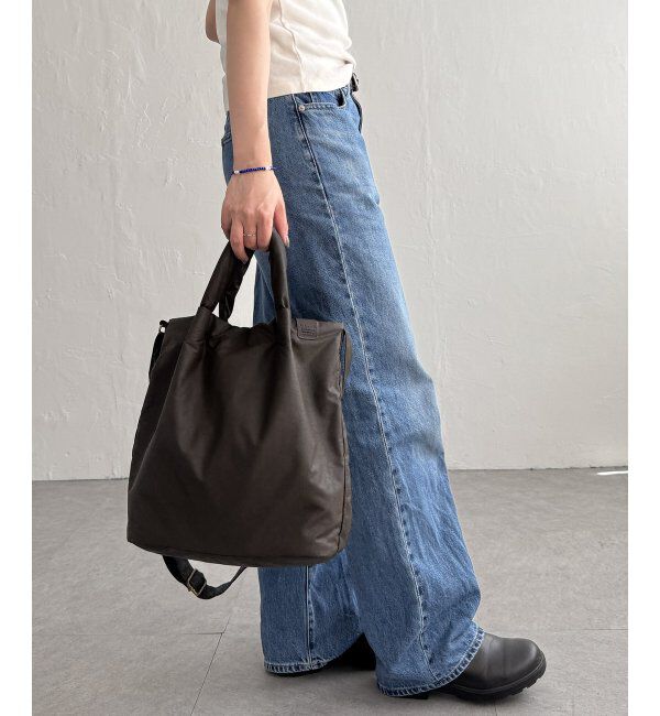 Lbc with Life「合皮パフ2WAYトートバッグ」|その他|