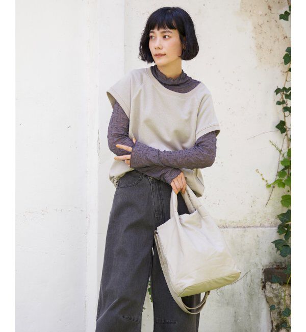 Lbc with Life「合皮パフ2WAYトートバッグ」|その他|