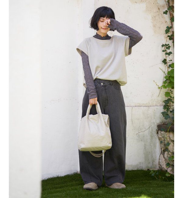 Lbc with Life「合皮パフ2WAYトートバッグ」|その他|