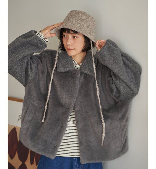 Lbc with Life「ブークレーハット」|その他|グレージュ