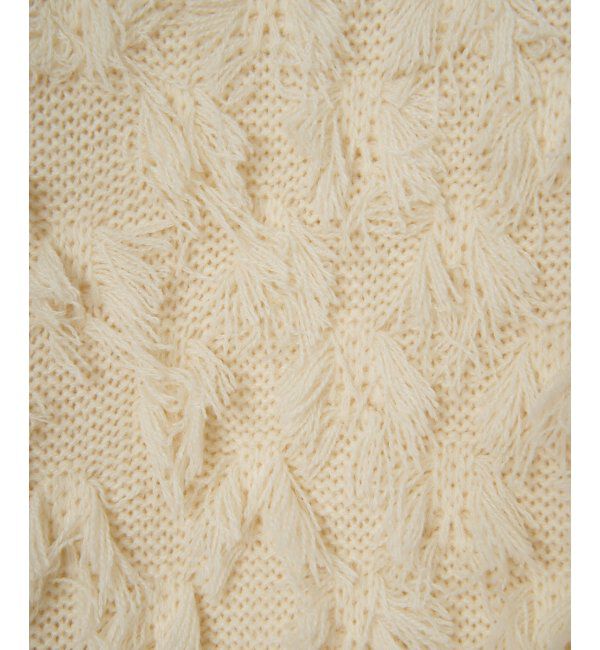 Lbc with Life「フリンジニットプルオーバー」|カーディガン|