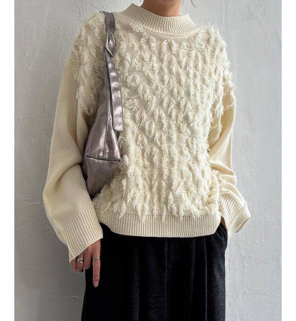 Lbc with Life「フリンジニットプルオーバー」|カーディガン|