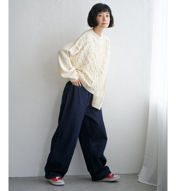 Lbc with Life「フリンジニットプルオーバー」|カーディガン|