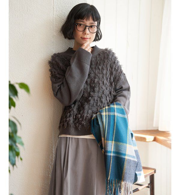 Lbc with Life「フリンジニットプルオーバー」|カーディガン|