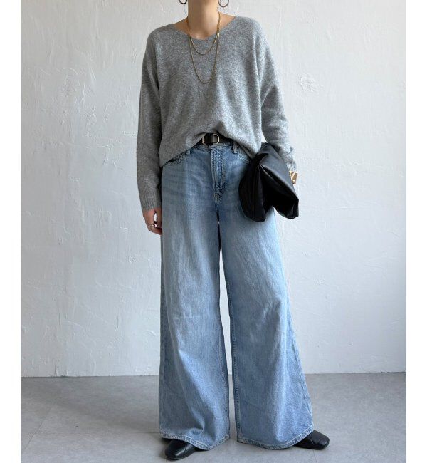 Lbc with Life「アンゴラコンVネックニット」|カーディガン|