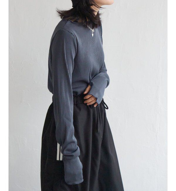 VENCE share style「ツートーン指穴開きトップス」|その他|