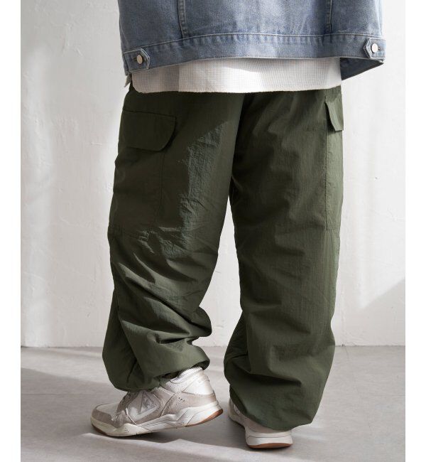 VENCE share style「Red Cap Girl レッドキャップガール ワッペン付きナイロンカーゴパンツ」|その他|