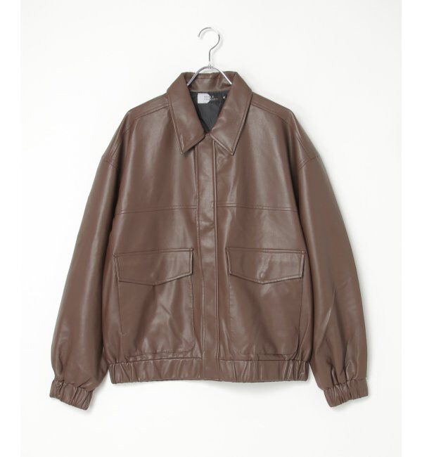 VENCE share style「A-2合皮ジャケット」|その他|