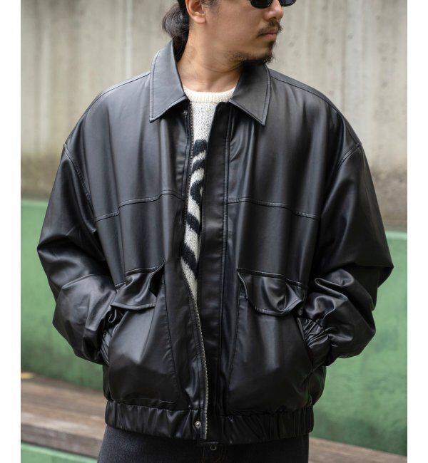 VENCE share style「A-2合皮ジャケット」|その他|