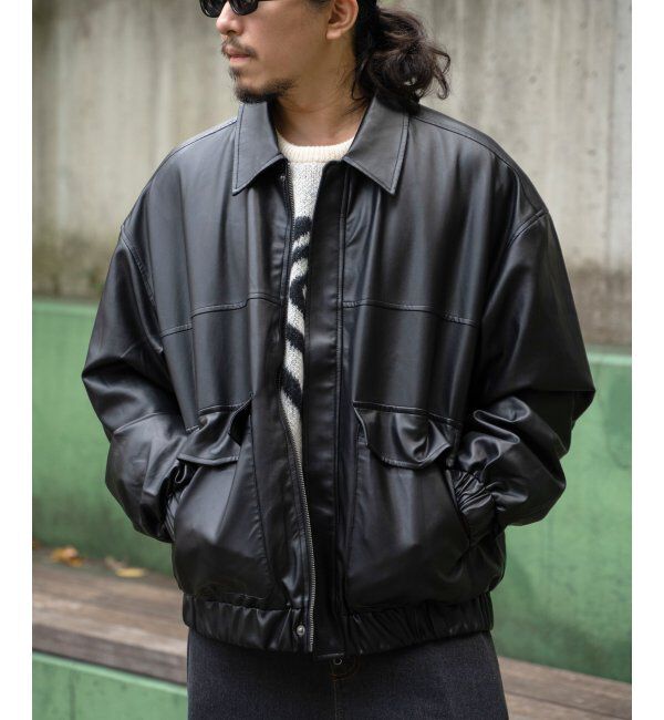 VENCE share style「A-2合皮ジャケット」|その他|