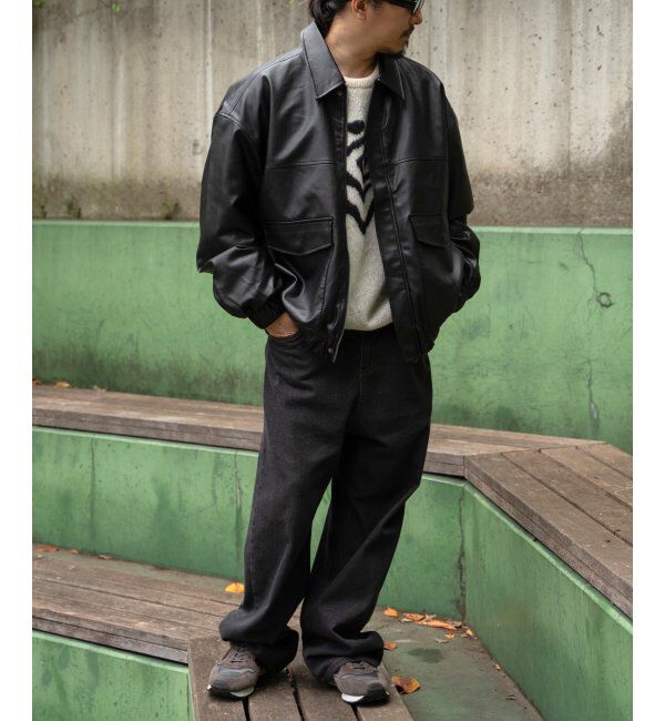 VENCE share style「A-2合皮ジャケット」|その他|