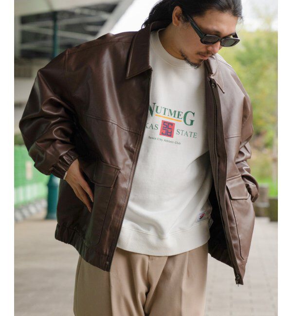 VENCE share style「A-2合皮ジャケット」|その他|