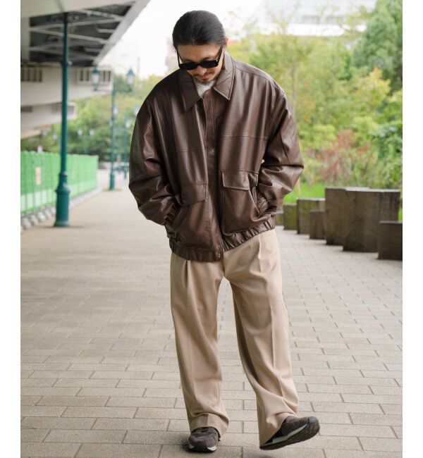 VENCE share style「A-2合皮ジャケット」|その他|