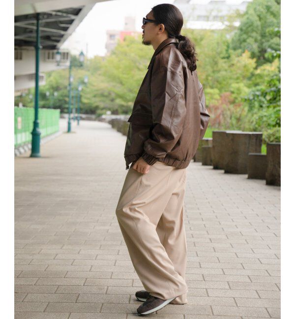 VENCE share style「A-2合皮ジャケット」|その他|