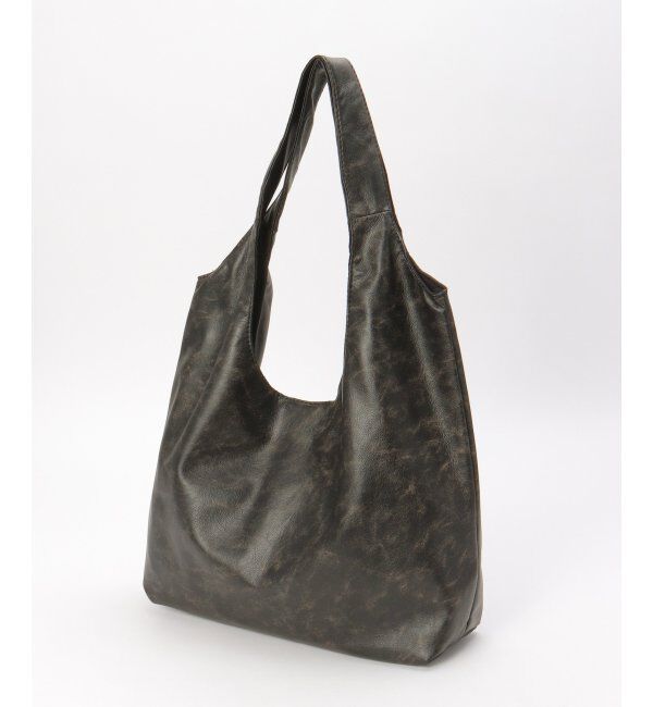 VENCE share style「ヴィンテージ合皮ラウンドトートバッグ」|その他|