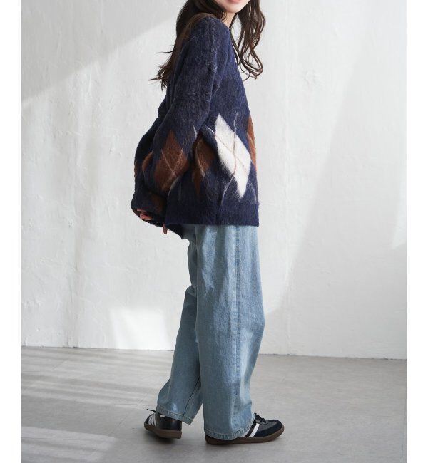 VENCE share style「アーガイルニットプルオーバー」|ニット・セーター|