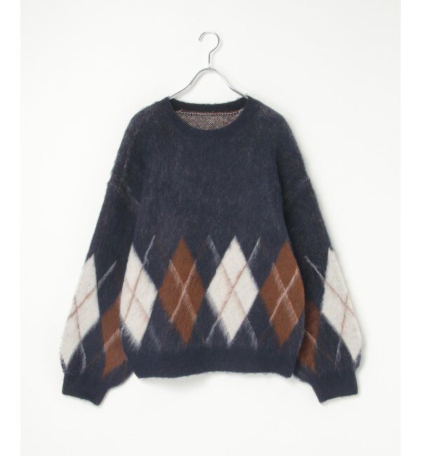 VENCE share style「アーガイルニットプルオーバー」|ニット・セーター|