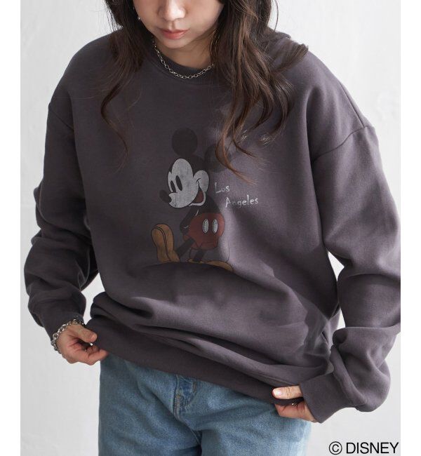 VENCE share style「ミッキーマウス 裏起毛スウェット」|スウェット・ジャージ|