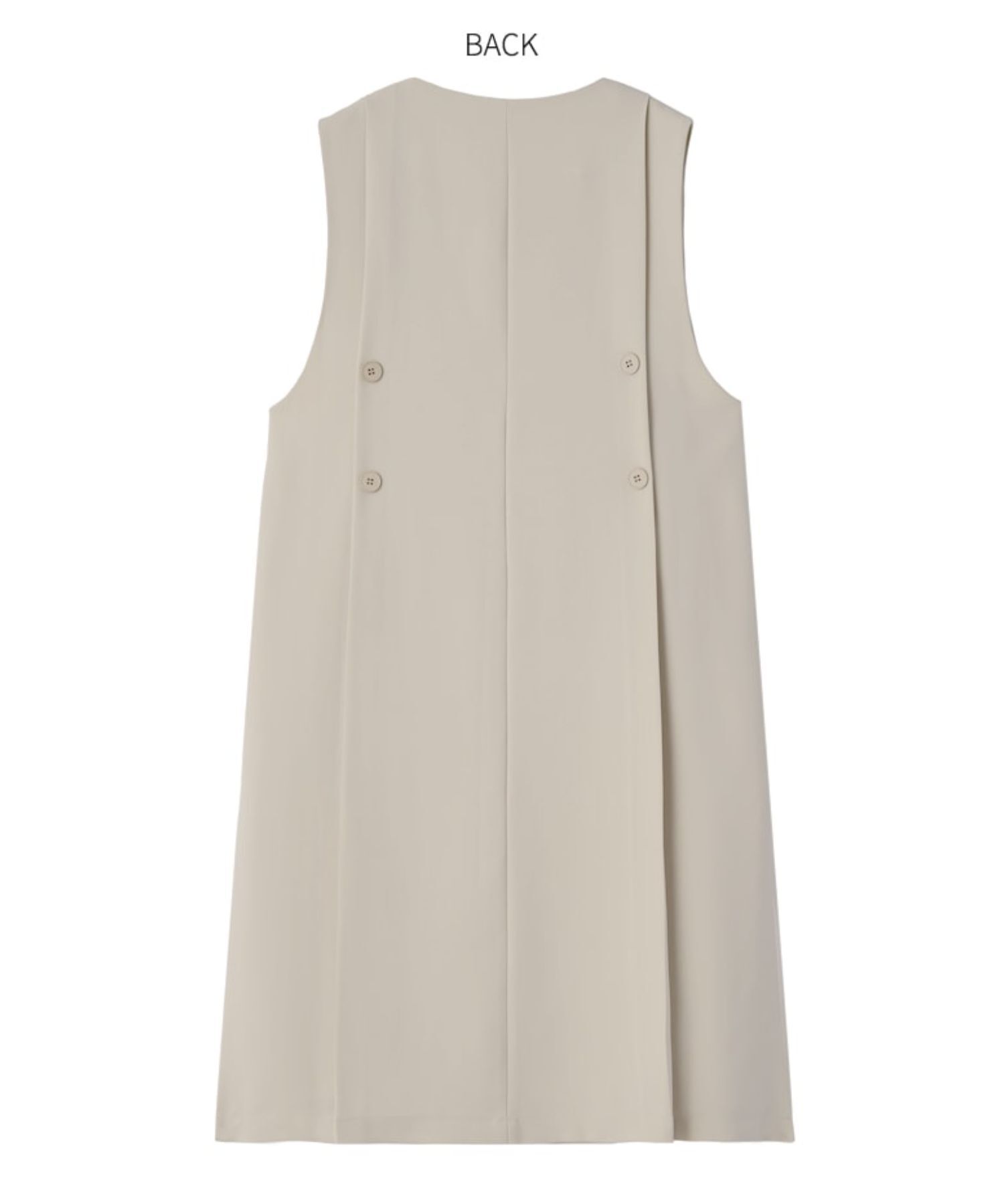 STYLE DELI「ジョーゼットロングジレ」|ベスト・ジレ|