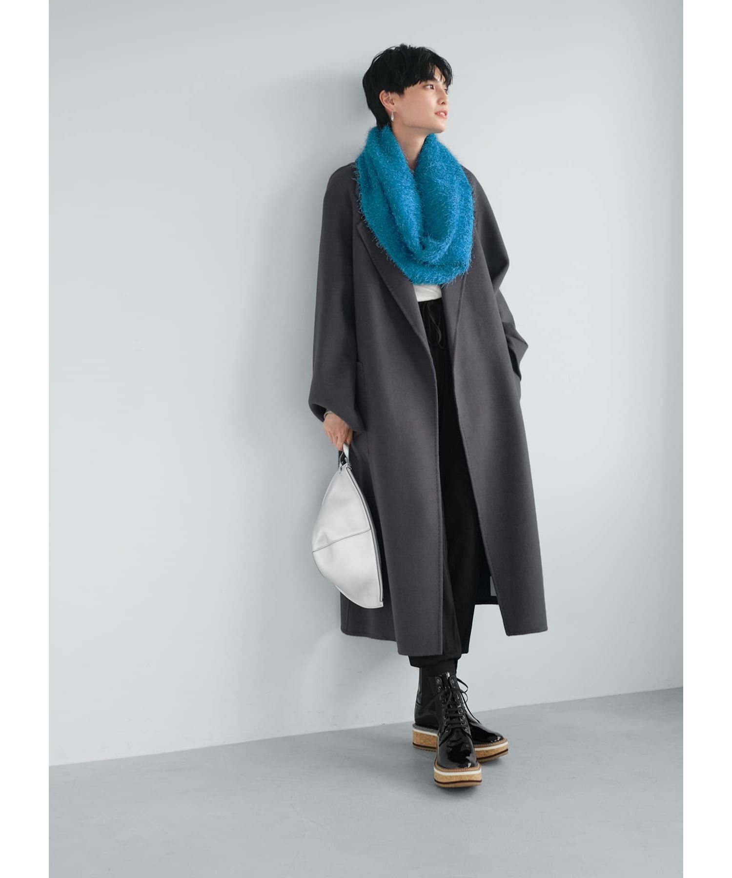 STYLE DELI「ファンシーシャギーニットスヌード」|スヌード|