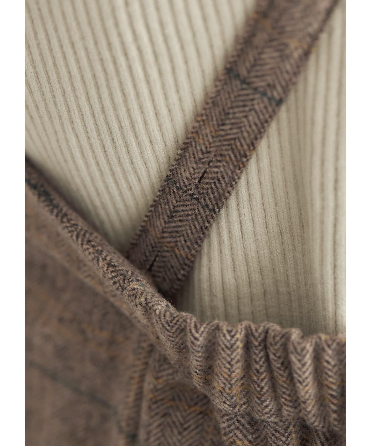 STYLE DELI「へリンボーンマーメイドジャンバースカート」|ジャンパースカート|