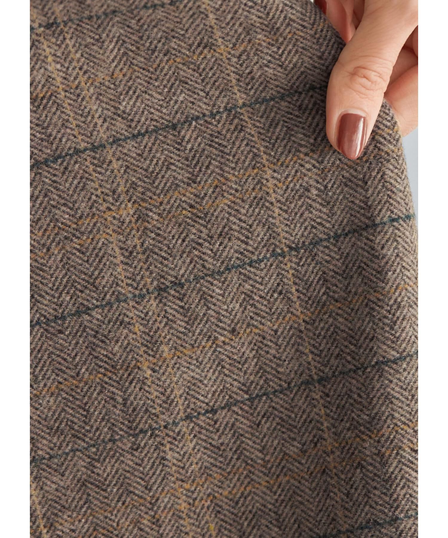 STYLE DELI「へリンボーンマーメイドジャンバースカート」|ジャンパースカート|