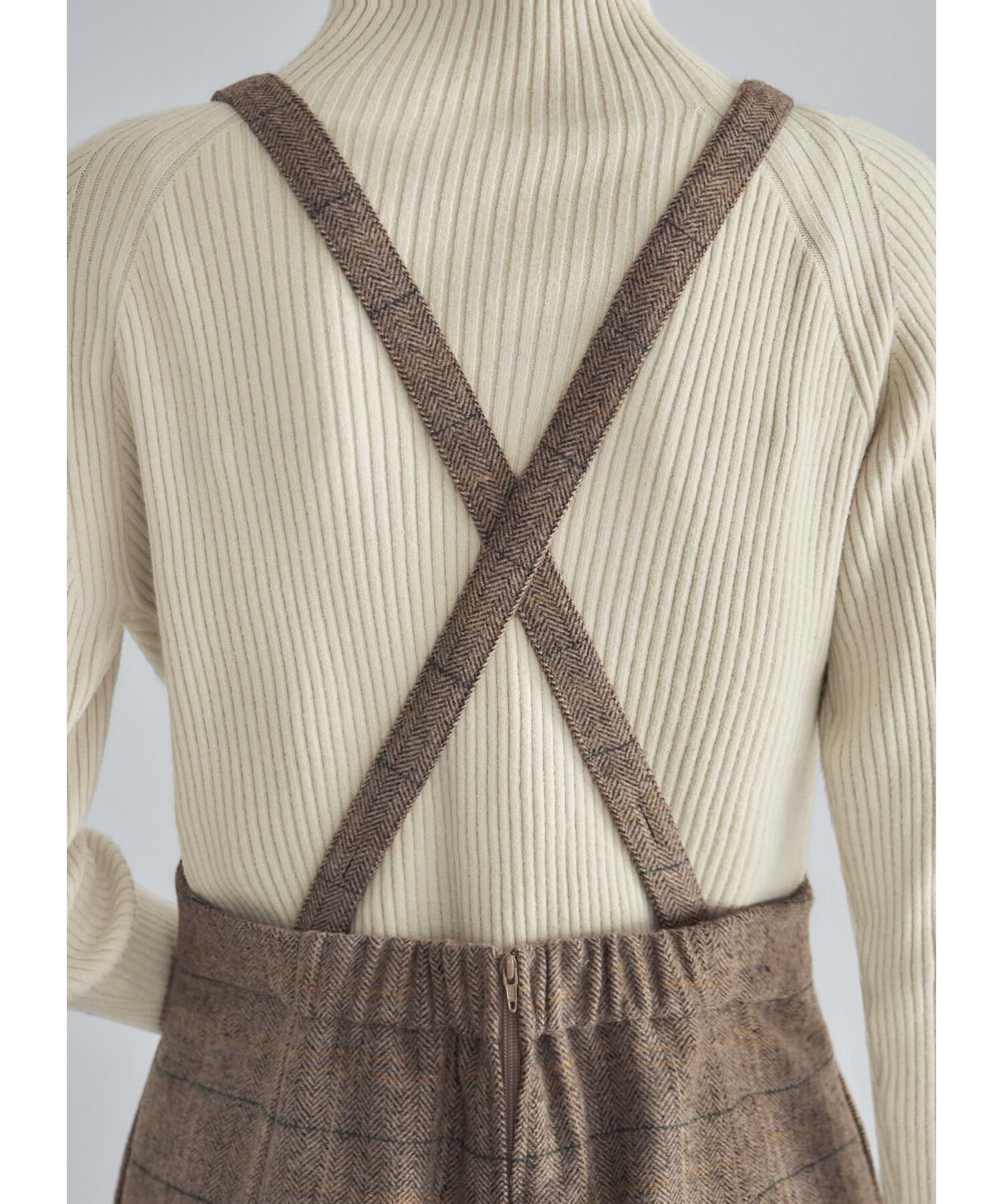 STYLE DELI「へリンボーンマーメイドジャンバースカート」|ジャンパースカート|