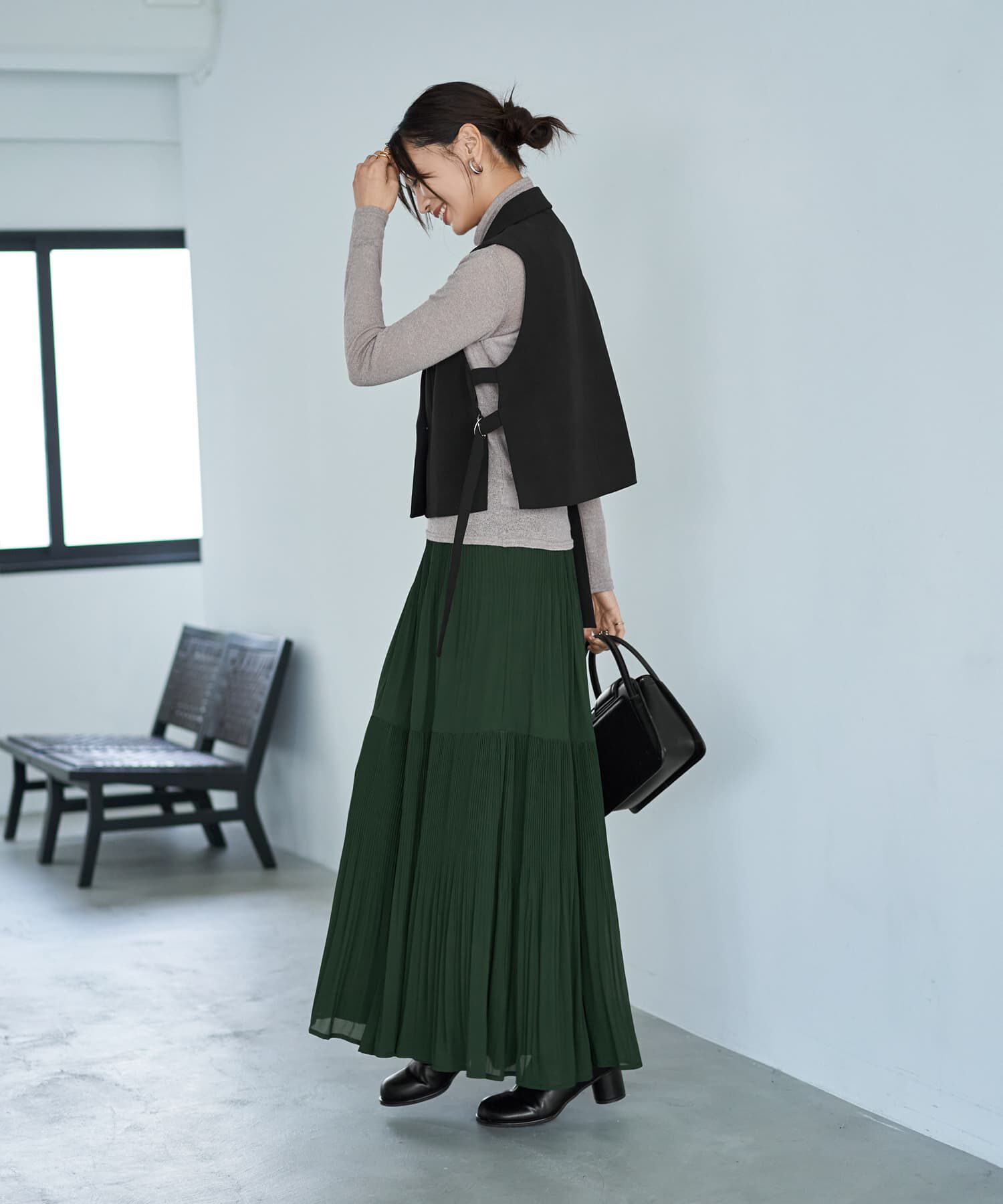 STYLE DELI「ショートジャケット型ベスト」|ベスト・ジレ|