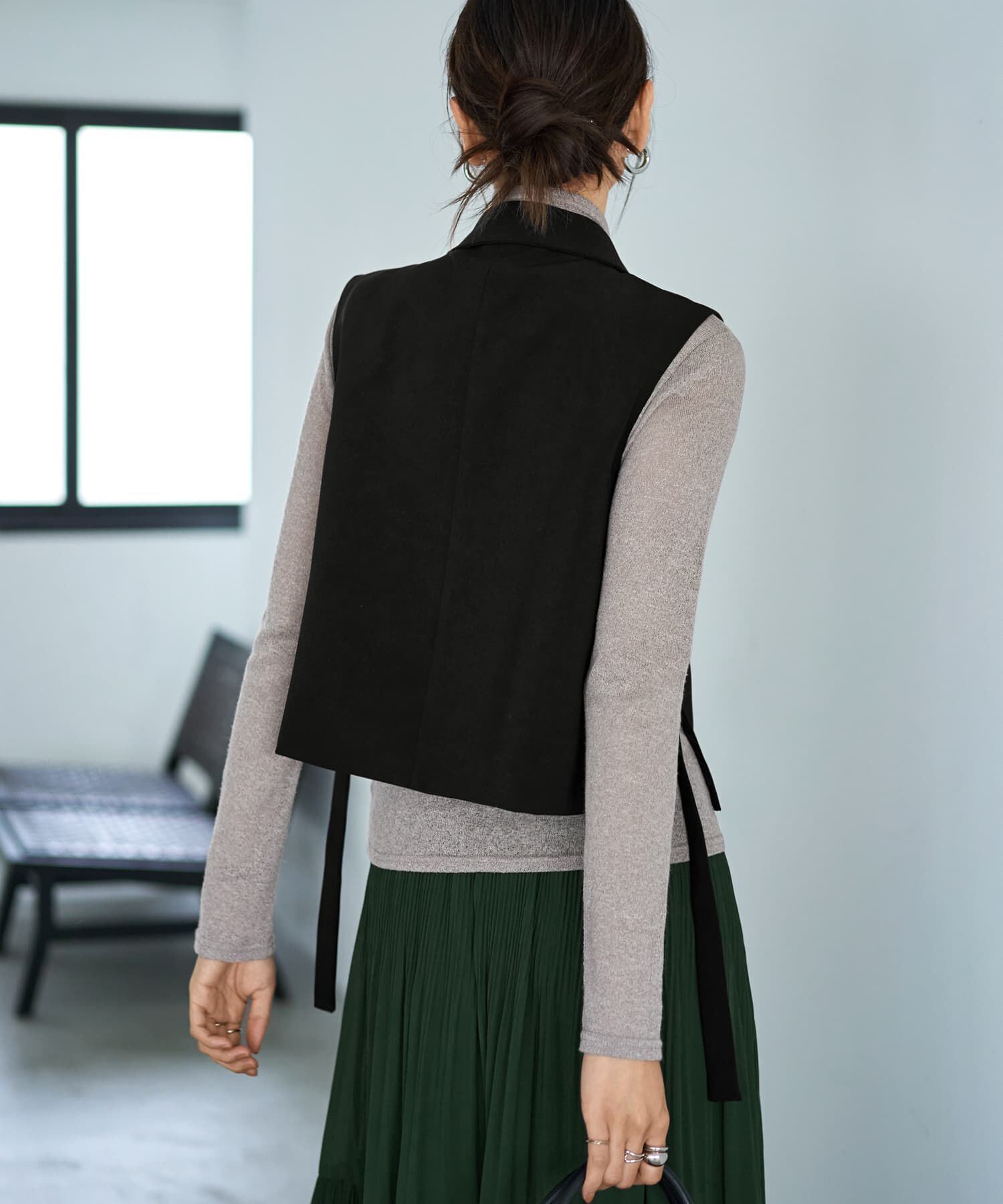 STYLE DELI「ショートジャケット型ベスト」|ベスト・ジレ|