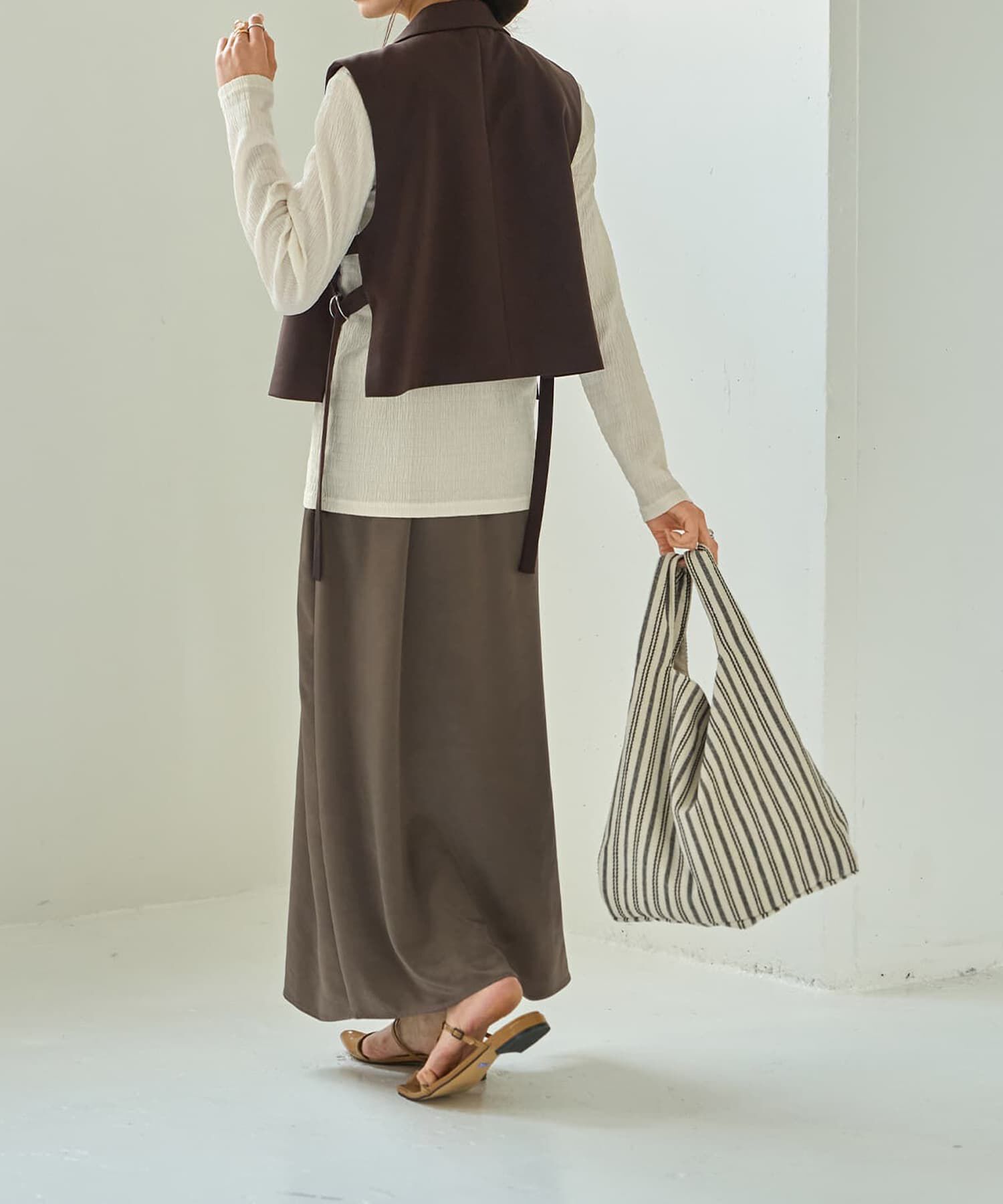 STYLE DELI「ショートジャケット型ベスト」|ベスト・ジレ|