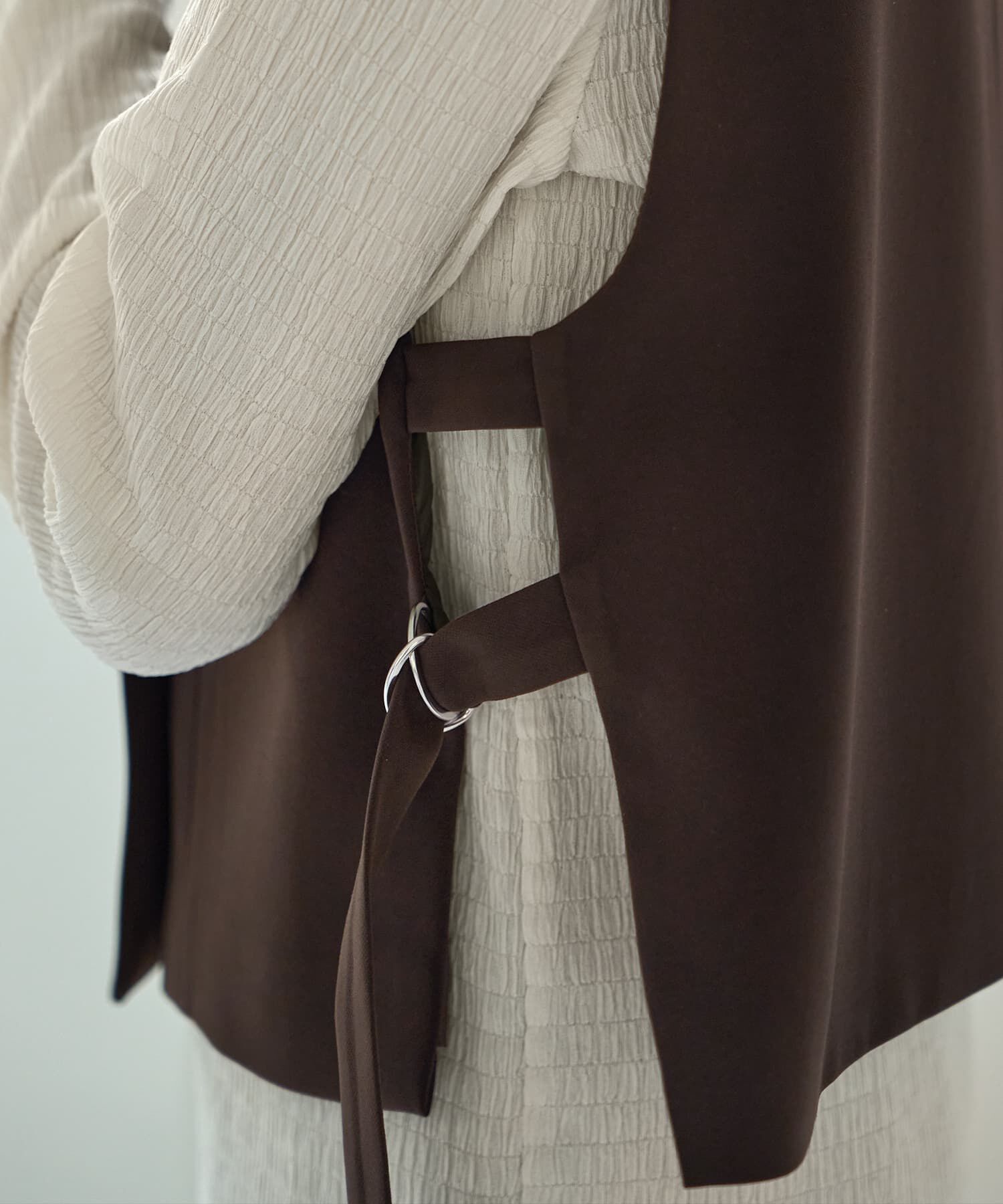 STYLE DELI「ショートジャケット型ベスト」|ベスト・ジレ|