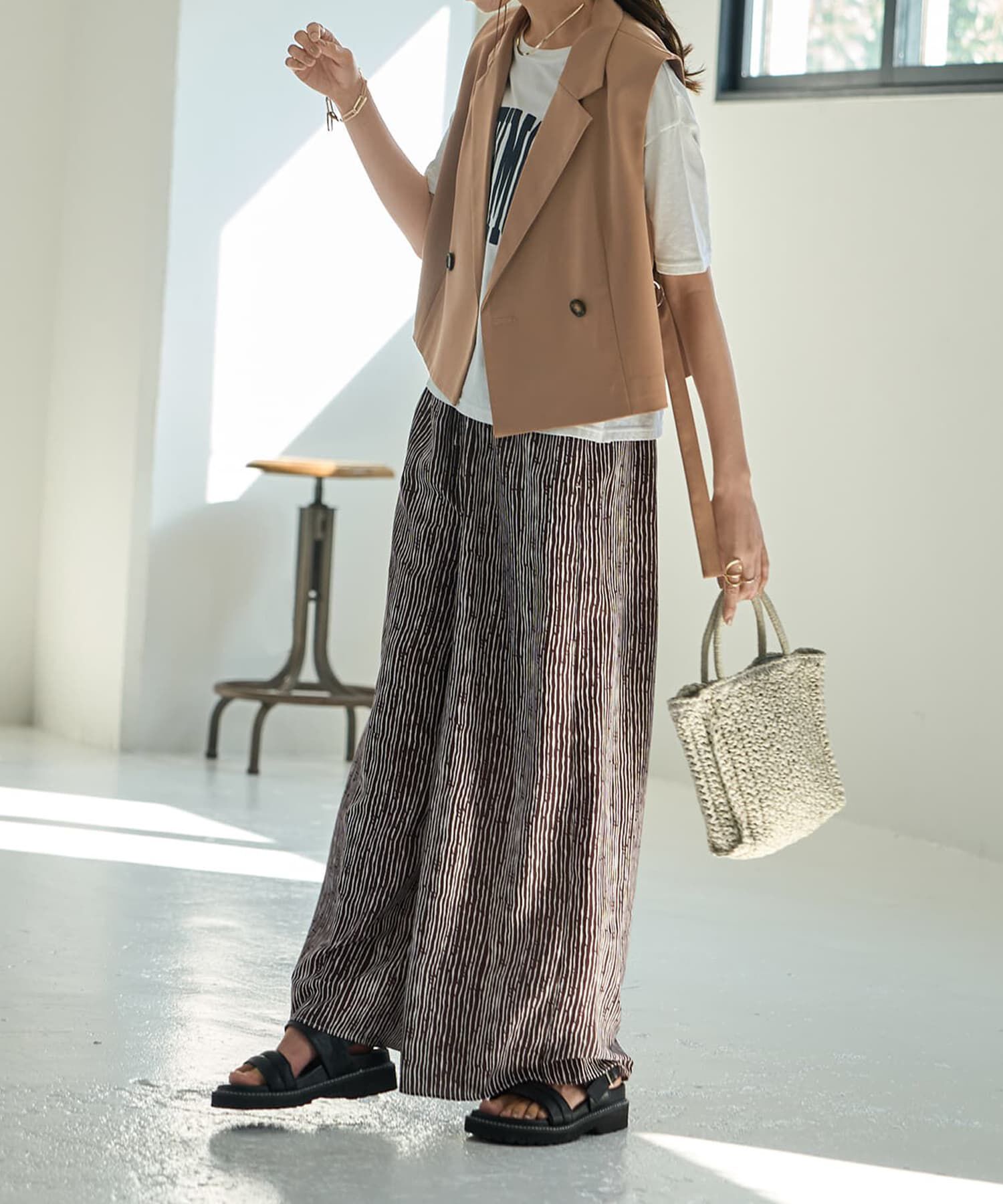 STYLE DELI「ショートジャケット型ベスト」|ベスト・ジレ|