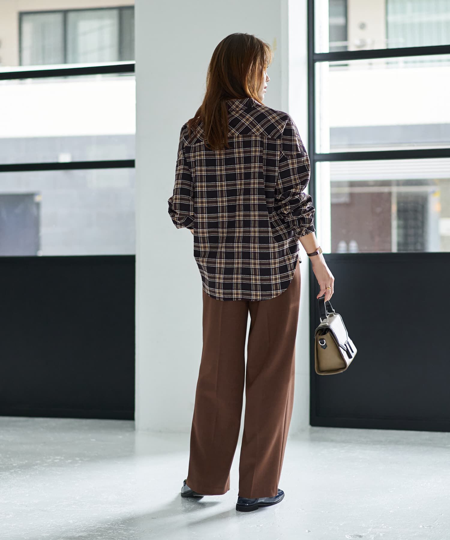 STYLE DELI「立体ステッチチェック柄シャツ」|シャツ・ブラウス|