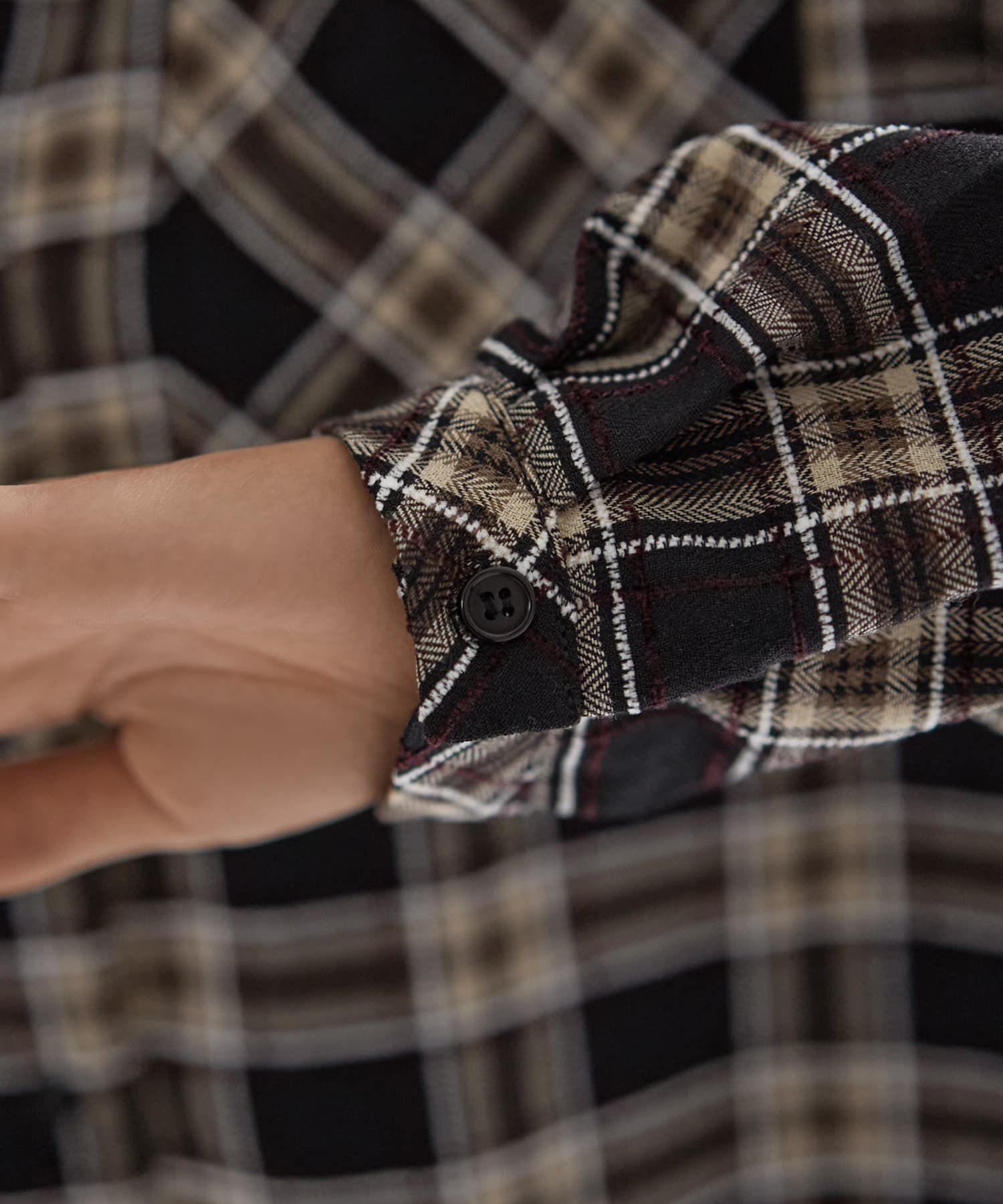 STYLE DELI「立体ステッチチェック柄シャツ」|シャツ・ブラウス|